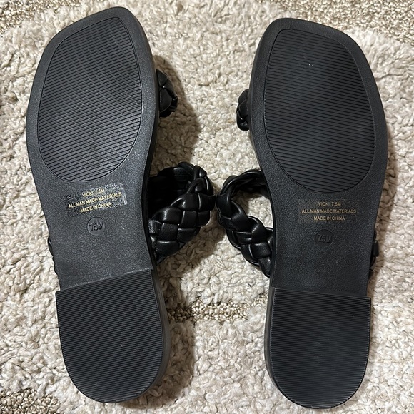 NWOT Sincerely Jules Braided Strap Sandals - Picture 4 of 5